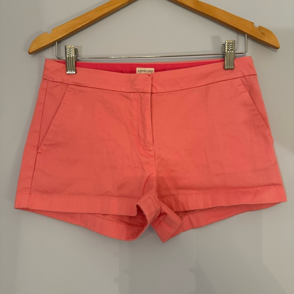 Crewcuts Girls Pink Hemmed Shorts